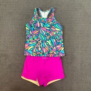 Lands End two piece bathing suit